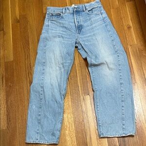 Madewell Pieced Barrel Leg Jeans